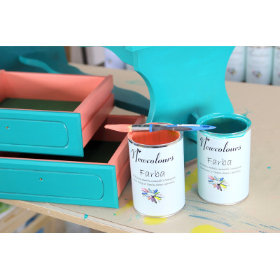 NEW-F.turkusowa laguna / Farba akrylowa