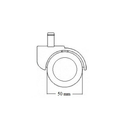 K-50.10 / Kółko meblowe 50 mm
