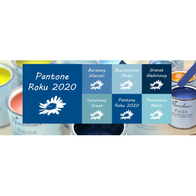 NEW-F.pantone roku 2020 / Farba akrylowa