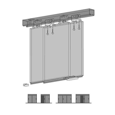 Okucia drzwi przesuwnych 