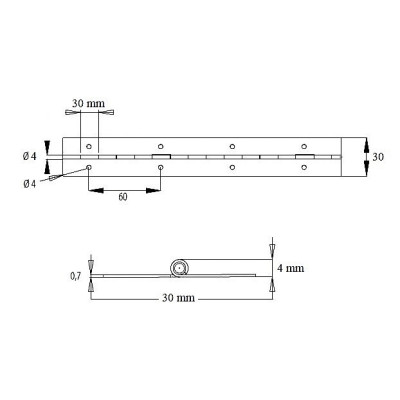 ZL-170 / Zawias taśmowy
