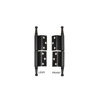 FE 631.Z.CZ / Zawias kątowy czerniony