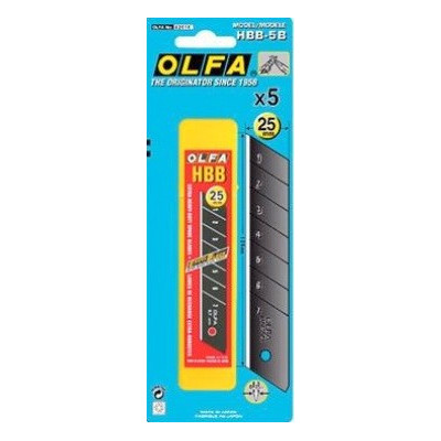 OLFA HBB-5B / Ostrze segmentowe 25 mm