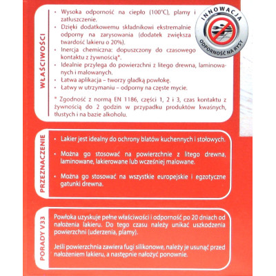 RKO-39.BLAT.SAT / Lakier do blatów kuchennych