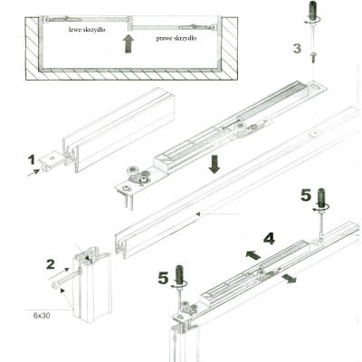 PRO-Samodomykacz / System przesuwny - samodomykacz