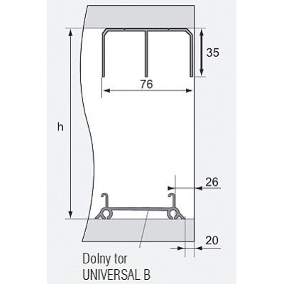 PRO-Samodomykacz / System przesuwny - samodomykacz