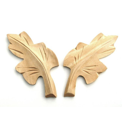 R-4083 PD / Ornament  drewniany - listek duży