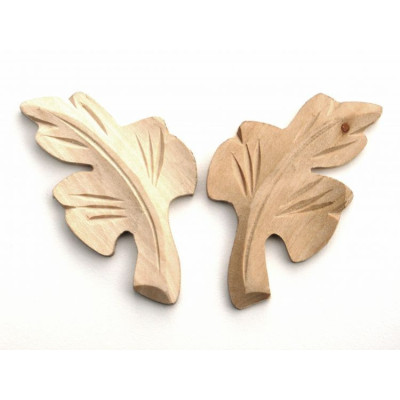 R-4083 PM / Ornament  drewniany - listek mały