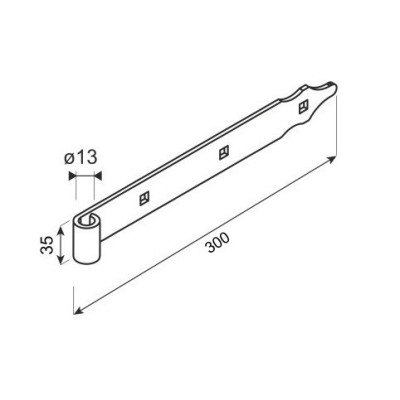 DM-ZAW.PR  / Zawias pasowy