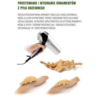 R-4517 / Ornament z pyłu drzewnego 60 x 45 mm