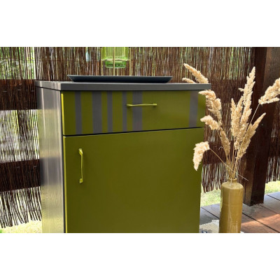 NEW-F.dojrzała oliwka / Farba akrylowa