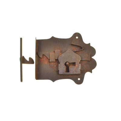 Zamek półwpuszczany do skrzyń