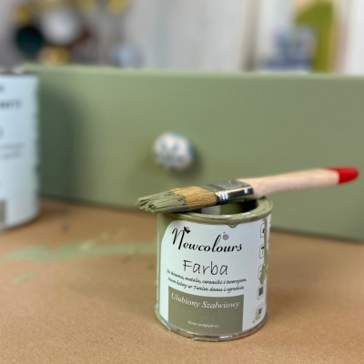 NEW-F.ulubiony szalwiowy / Farba akrylowa