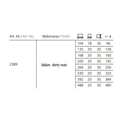 G30-2389.Marone / Uchwyt meblowy - grafit marone