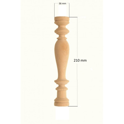 TRALKA OZD / Element toczony tralka ozdobna