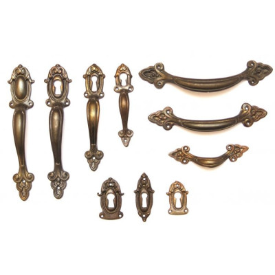 RW-0018.A.K / Uchwyt mosiężny odlewany z kluczynką