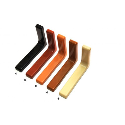 M-1501 / Wspornik pod półkę - metalowy z plastikową maskownicą