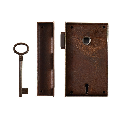 FS 196.031 / Zabytkowy zamek do drzwi z kluczem
