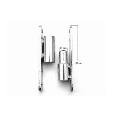 Zawias stalowy nakładany