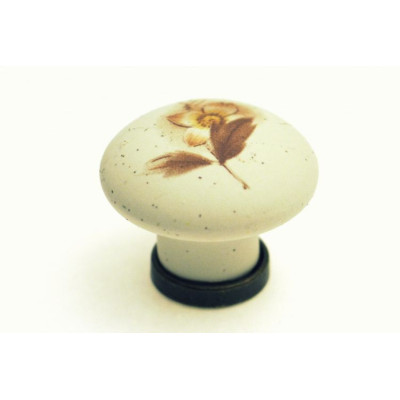 POR-125.MAT.D / Gałka porcelanowa