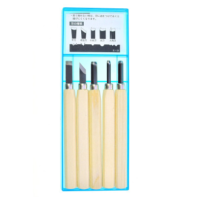 RKO-DLUTO ZESTAW5 / Zestaw japońskich dłut rzeźbiarskich