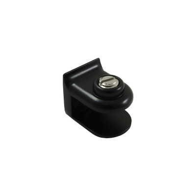 PB-250.CZARNY / Uchwyt do półki szklannej