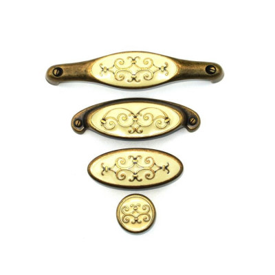 R-15134.12800.BD / Uchwyt znalowy emaliowany