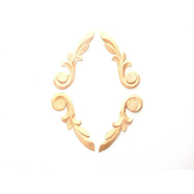 DR A-43 L / Ornament  drewniany lewy