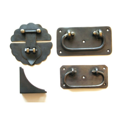 UCH SKRZ-MINI / Uchwyt do skrzyń mosiężny