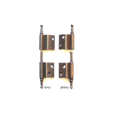 R-1515.L-FE / Zawias kątowy żelazny -lewy