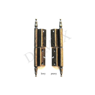 FE 638.L / Zawias kątowy stalowy - lewy