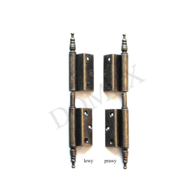 FE 638.L / Zawias kątowy stalowy - lewy