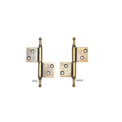 FE 634.C / Zawias stalowy mosiądzowany