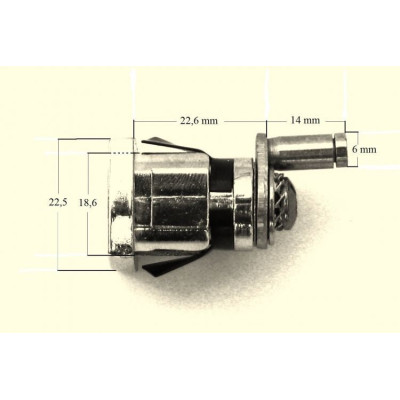 A13-44 / Zamek do mebli metalowych
