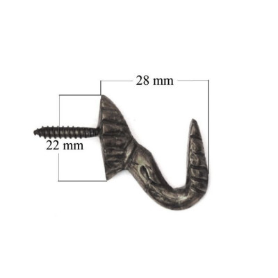 H17-30 D / Wieszak haczyk