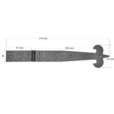FE 501 BR / Zawias żelazny
