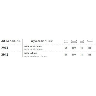 G30-2943 / Uchwyt półki