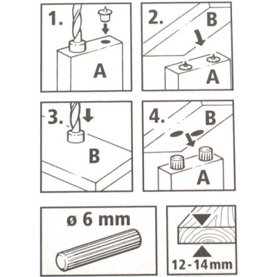 Znacznik 6 / Znacznik otworów 6 mm