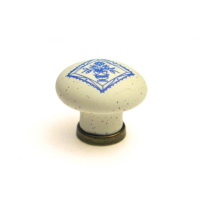 POR-125.MAT.NR / Gałka porcelanowa