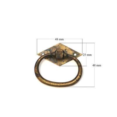 OM 128B / Uchwyt mosiężny