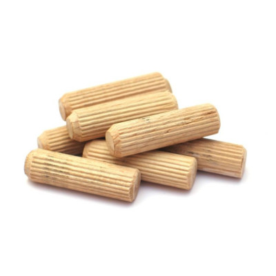 KOL-10.35 / Kołek drewniany ryflowany fi 10 (10 szt)