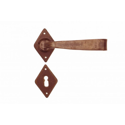 FM 376.NM.R / Klamka żelazna z szyldem FM 376.NM.R