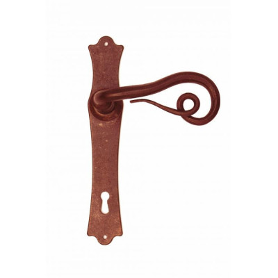 FM 370.NM.R / Klamka żelazna z szyldem FM 370.NM.R