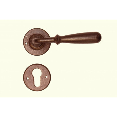 FM 031.YM.R / Klamka żelazna z szyldem FM 031.YM.R