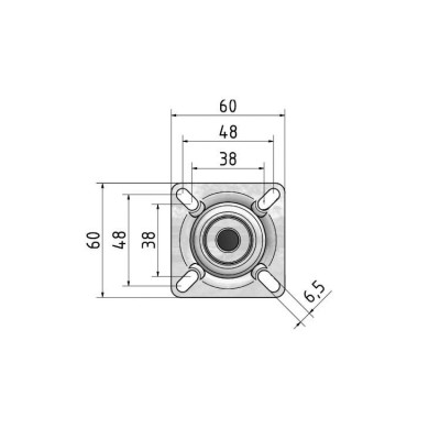 KHP-75 / Kółko transportowe 75 mm