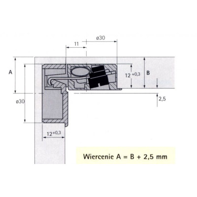 A12-15 / Złącze mimośrodowe