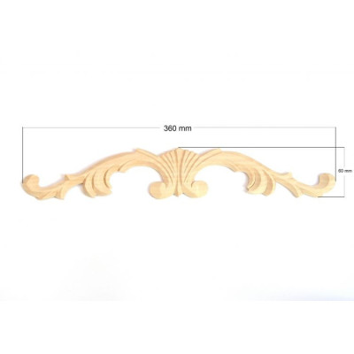 DR B-17.U / Ornament  drewniany