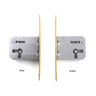 zamek wewnętrzny, wpuszczany