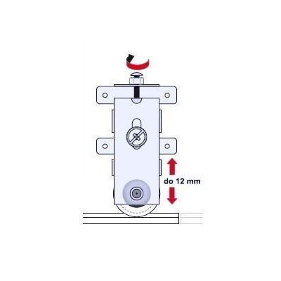 PRO-Wózek.D / System przesuwny - wózek dolny uniwersalny
