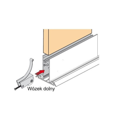 PRO-Wózek.D INOVA ELEGANT10 / System przesuwny - wózek dolny